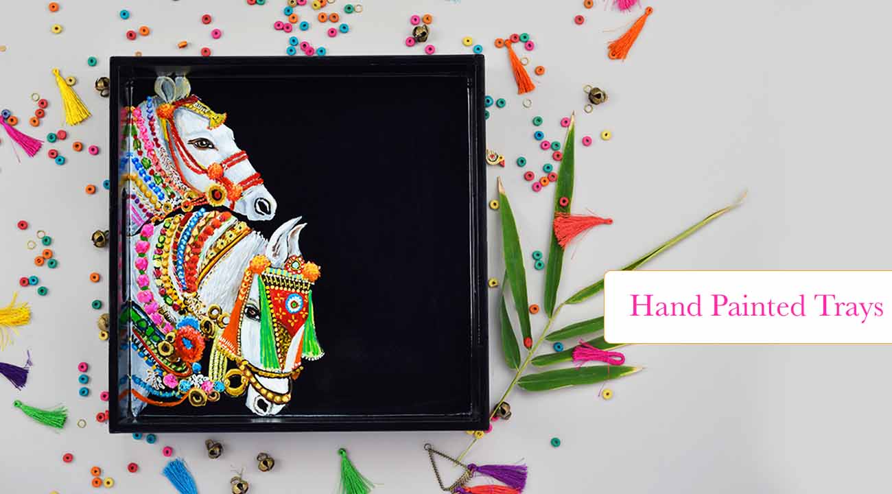 Hand Painted Trays